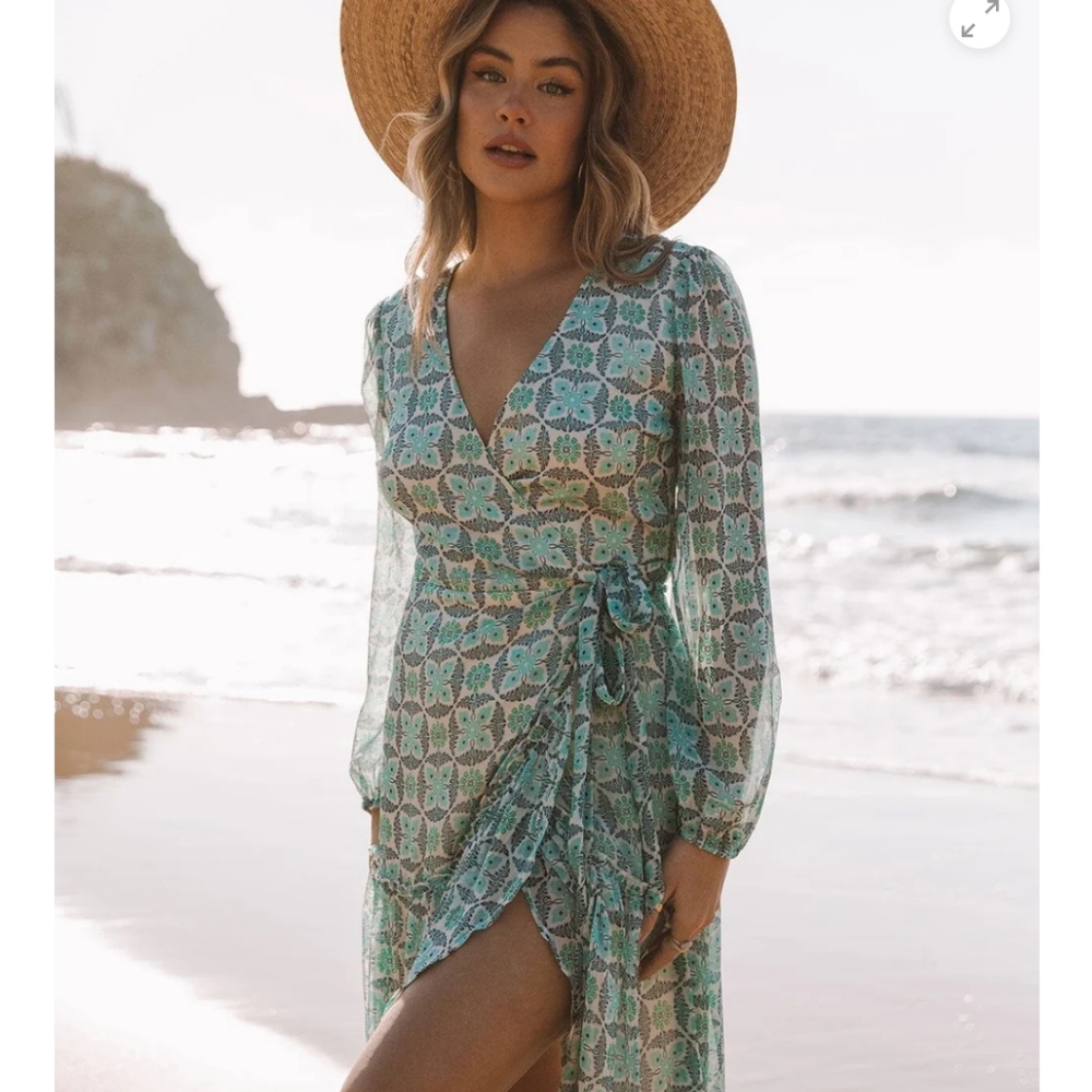 Beautiful Maxi Wrap Dress